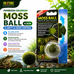 EXOTERRA Pembersih Akuarium MOSS Ball 4.5cm no type Tidak ada merek 