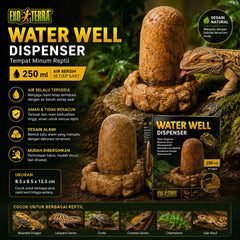 EXOTERRA Tempat Minum Reptil Water Well Dispenser 250ml no type Tidak ada merek 