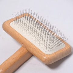 FENICE Sisir Sikat Anjing Kucing Wooden Slicker Brush Small