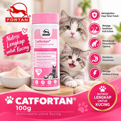 FORTAN Multivitamin Kucing CATFORTAN 100g no type Tidak ada merek 