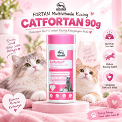 FORTAN Multivitamin Kucing CATFORTAN 90g no type Tidak ada merek 