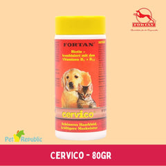 FORTAN Vitamin Anjing Kucing Bulu Cervico 80gr no type Tidak ada merek 