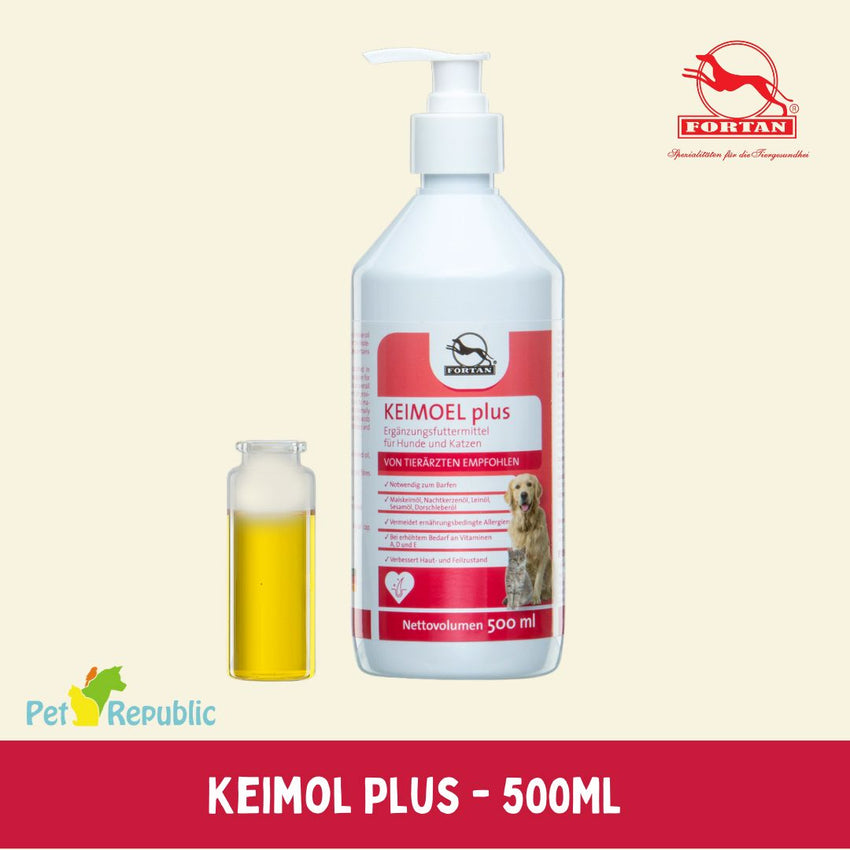 FORTAN Vitamin Anjing Kucing Bulu Keimol Plus with Primerose 500ml no type Tidak ada merek 