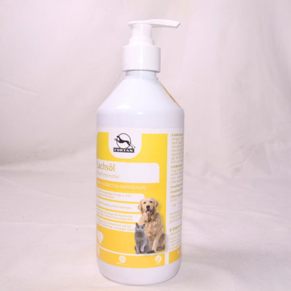 FORTAN Vitamin Anjing Kucing Minyak Ikan Salmon Lachsol 500ml pet vitamin & supplement Tidak ada merek 