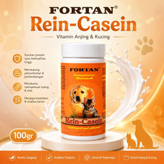 FORTAN Vitamin Anjing Kucing Rein Casein 100gr no type Tidak ada merek 