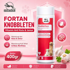 FORTAN Vitamin Anti Kutu Jamur KNOBBLETEN 400gr no type Tidak ada merek 