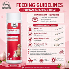FORTAN Vitamin Anti Kutu Jamur KNOBBLETEN 400gr no type Tidak ada merek 