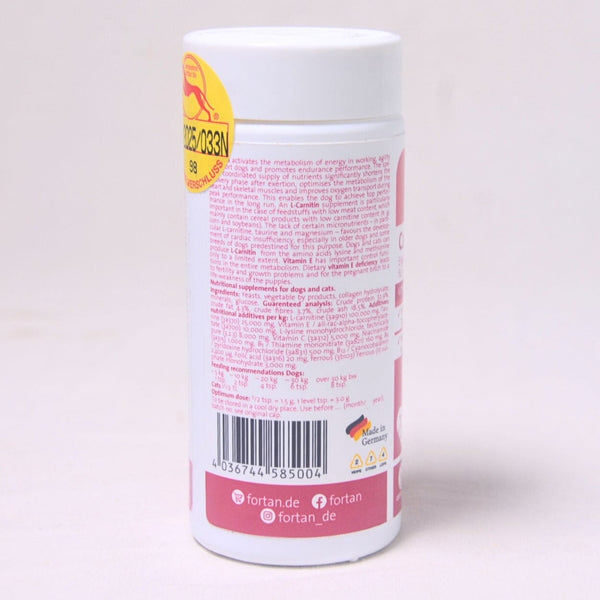 FORTAN Vitamin kesuburan Anjing Kucing CARNIFortan 80gr no type Tidak ada merek 
