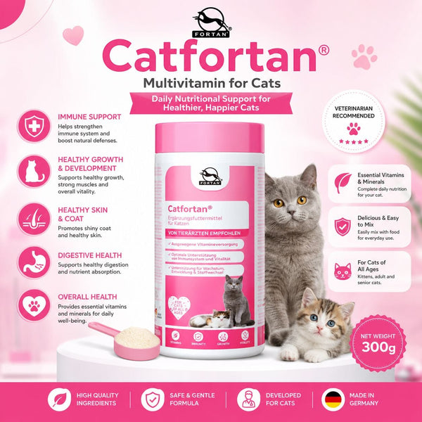 FORTAN Vitamin Kucing Multivitamin CatFortan 300gr no type Tidak ada merek 