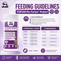 FORTAN Vitamin Persendian Anjing PLUFORTAN 100gram no type Tidak ada merek 