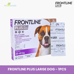 FRONTLINE Plus Obat Kutu Anjing Large Dog 20-40kg 1pcs no type Tidak ada merek 