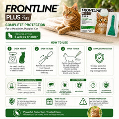 FRONTLINE Plus Obat Kutu Kucing Flea and Tick Drop for Cat 1pcs no type Tidak ada merek 