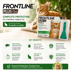 FRONTLINE Plus Obat Kutu Kucing Flea and Tick Drop for Cat 1pcs no type Tidak ada merek 