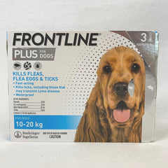 FRONTLINE Plus Pembasmi Kutu Anjing Medium 10-20kg 1pcs no type Tidak ada merek 