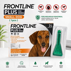 FRONTLINE Plus Pembasmi Kutu Anjing Tetes Small 0-10kg 1pcs no type Tidak ada merek 