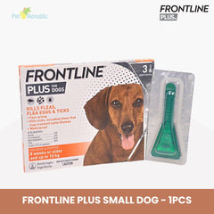 FRONTLINE Plus Pembasmi Kutu Anjing Tetes Small 0-10kg 1pcs no type Tidak ada merek 