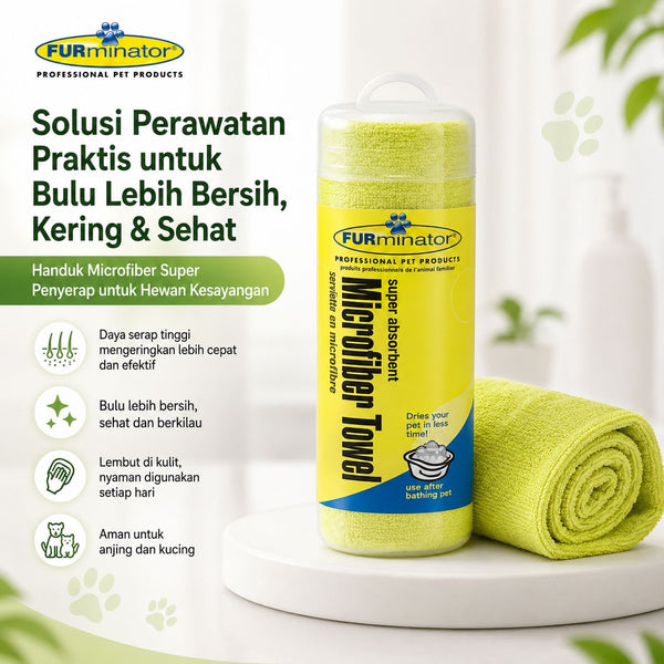FURMINATOR Handuk Anjing Kucing Microfiber Pet Towel no type Tidak ada merek 