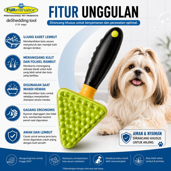 FURMINATOR Sikat Mandi Tub Nub Bathing Brush no type Tidak ada merek 