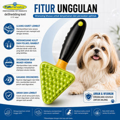 FURMINATOR Sikat Mandi Tub Nub Bathing Brush no type Tidak ada merek 