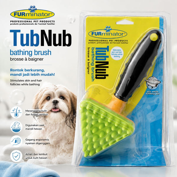 FURMINATOR Sikat Mandi Tub Nub Bathing Brush no type Tidak ada merek 