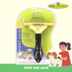 FURMINATOR Sisir Anjing Dog Comb Short Hair Large Grooming Tools Tidak ada merek 