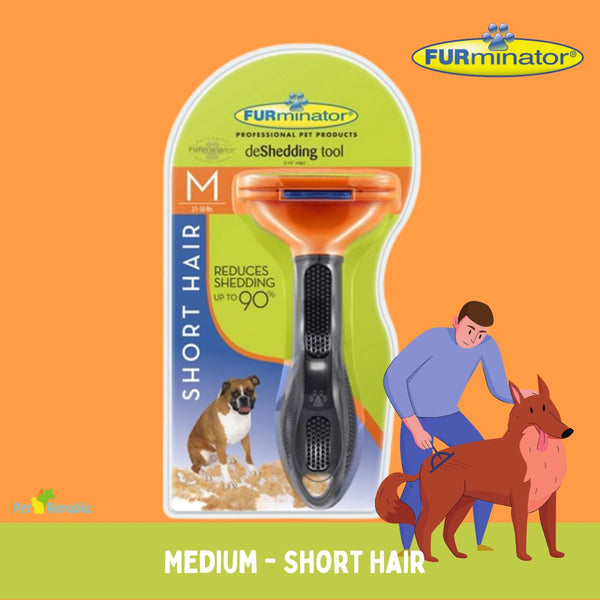 FURMINATOR Sisir Anjing Dog Comb Short Hair Medium no type Tidak ada merek 