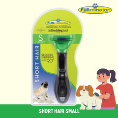 FURMINATOR Sisir Rontok Anjing Deshedding Tool Short Hair Small no type Tidak ada merek 