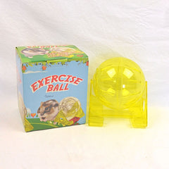 FWUFONG Mainan Hamster Hamster Exercise Ball 12cm Yellow Small Animal Supplies Tidak ada merek 