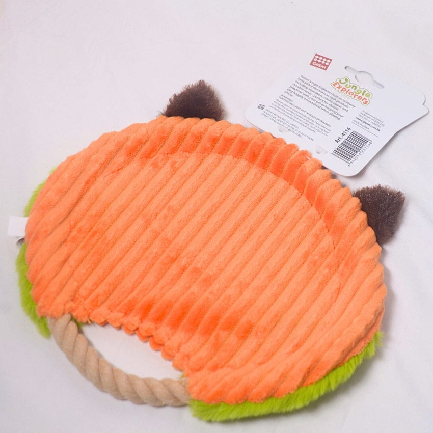 GIGWI 4114 Mainan Anjing Jungle Explorers Owl with Rope Dog Toy GIGWI 