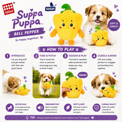 GIGWI 4177 Mainan Anjing Kecil Suppa Puppa Bell Pepper Dog Toy NoBrand 