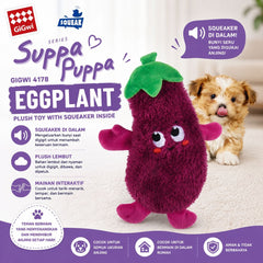 GIGWI 4178 Suppa Puppa Eggplant Dog Toy NoBrand 