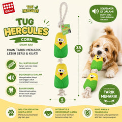 GIGWI 4257 Mainan Anjing Tug Hercules Corn Dog Toy NoBrand 