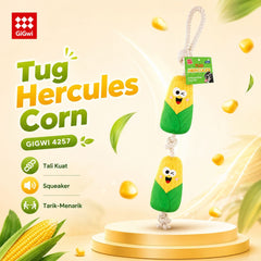 GIGWI 4257 Mainan Anjing Tug Hercules Corn Dog Toy NoBrand 
