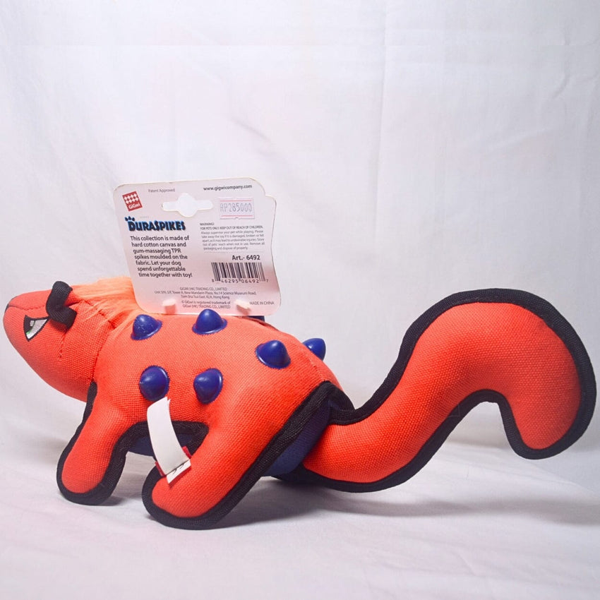 GIGWI 6492 Mainan Anjing Duraspikes Coon Orange Dog Toy Tidak ada merek 