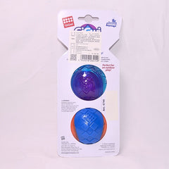GIGWI 6740 Mainan Anjing Ball With Squeaker Transparant M 2pcs Doy Toy Gigwi 