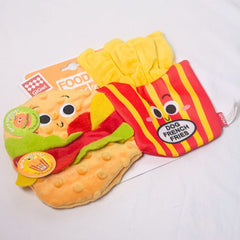 GIGWI 6963 Mainan Anjing Hamburger and French Fries Dog Toy Tidak ada merek 