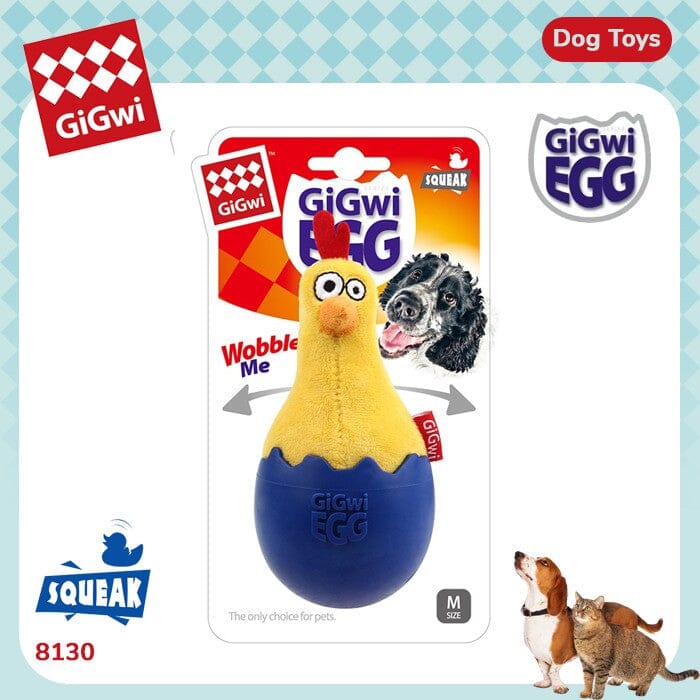 GIGWI 8130 Mainan Anjing Egg Wobble Fun Cock no type GIGWI 