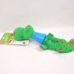 GIGWI 8482 Mainan Anjing Crocodile Plush Dog Toy With TPR Neck no type Tidak ada merek 