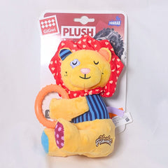 GIGWI 8565 Mainan Anjing Plush Friendz Lion with TPR Ring Dog Toy Tidak ada merek 