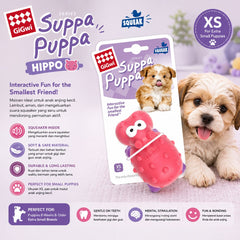 GIGWI Mainan Anakan Anjing Suppa Puppa HIPPO no type GIGWI 