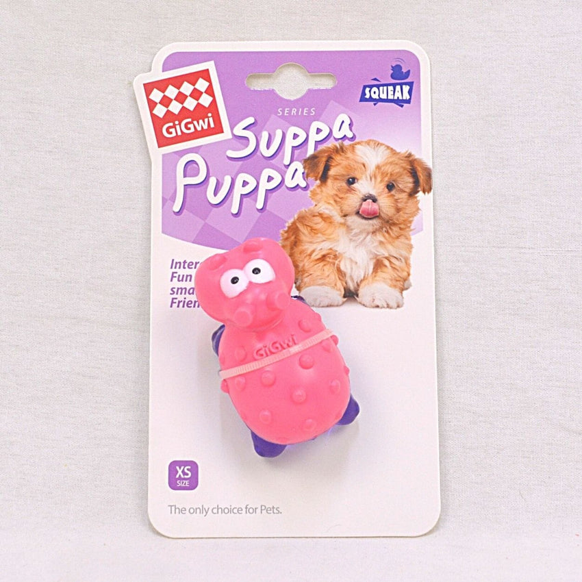 GIGWI Mainan Anakan Anjing Suppa Puppa HIPPO no type GIGWI 