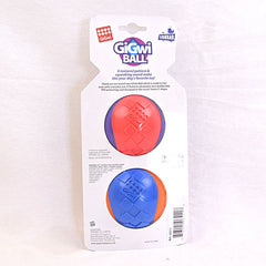 GIGWI Mainan Anjing 6411 Ball With Squeaker L 2pcs no type Tidak ada merek 