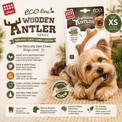 GIGWI Mainan Anjing Dog Chew Wooden Antler XS no type GIGWI 