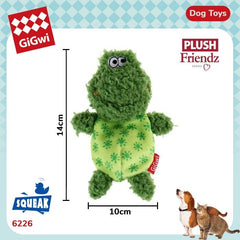 GIGWI Mainan Anjing FROG Plush Friendz with Refillable Squeaker 14cm no type Gigwi 