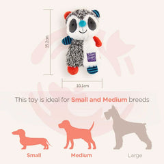 GIGWI Mainan Anjing Suppa Puppa Racoon Squeaker Crinkle Inside 15cm no type Tidak ada merek 