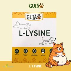 GULAPAWS Vitamin Kucing Anjing  L-Lysine Immune and Metabolism Support Travel 10gr