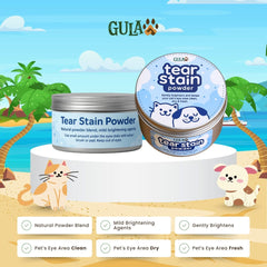 GULAPAWS Bedak Anjing Kucing Noda Mata Tear Stain Powder 25gr Grooming Pet Care Gulapaws 