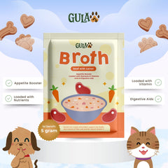 GULAPAWS Kaldu Anjing Kucing Beef Carrot Extract Broth Powder Travel Pack 5GR Pet Vitamin & Supplement Gulapaws 