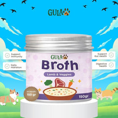 GULAPAWS Kaldu Anjing Kucing Lamb and Veggies 150gr Pet Vitamin & Supplement Tidak ada merek 