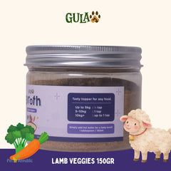 GULAPAWS Kaldu Anjing Kucing Lamb and Veggies 150gr Pet Vitamin & Supplement Tidak ada merek 